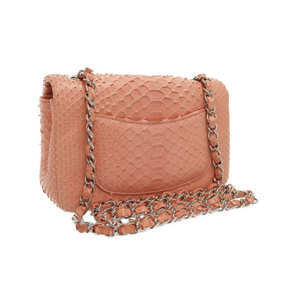 Chanel Python Chain Shoulder Bag Black - Picture 2 of 9